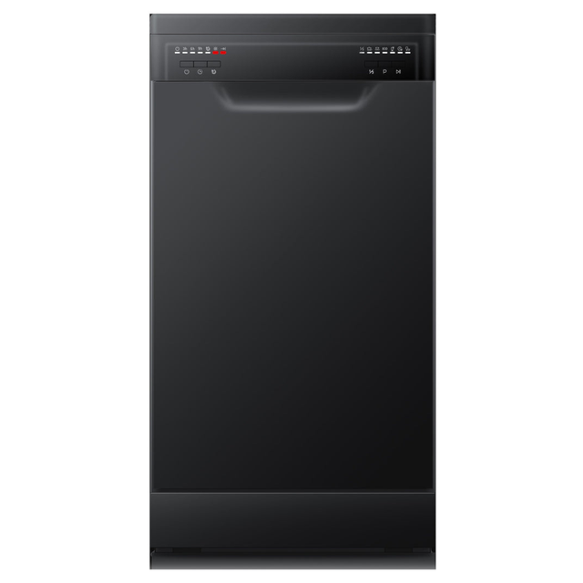 Black Freestanding Dishwasher-450mm 9 place Setting