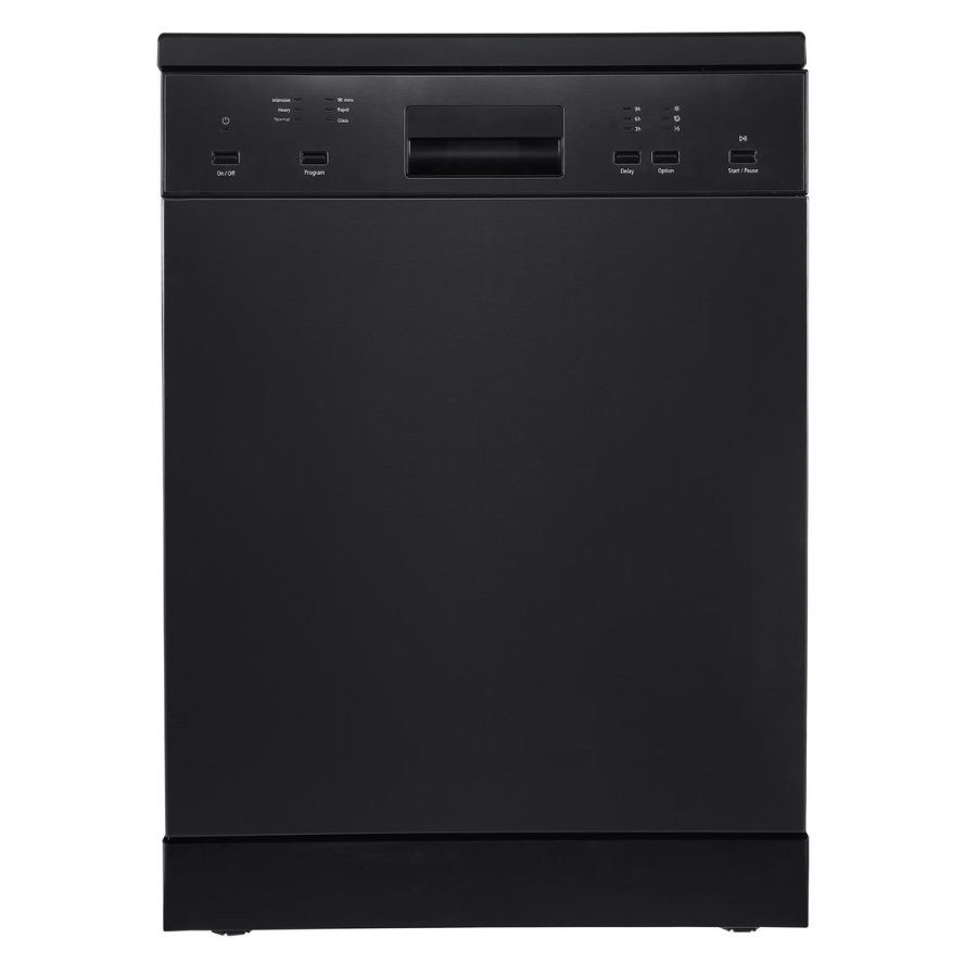 Black Freestanding Dishwasher-600mm 12 place Setting