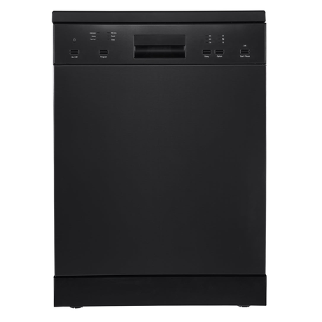 Black Freestanding Dishwasher-600mm 12 place Setting