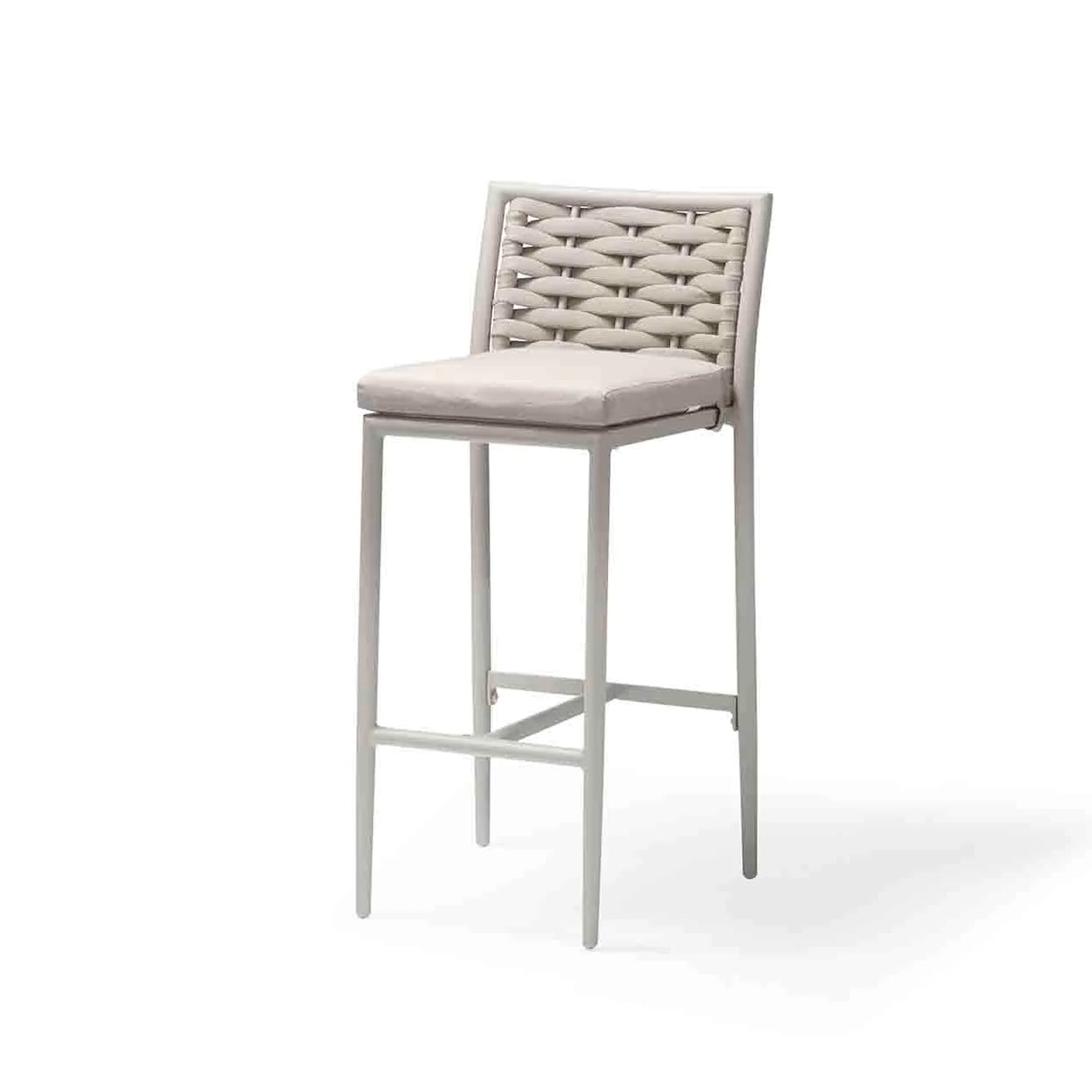 Boston Outdoor Rope Bar Stool in Taupe at Pymble (PYM) and Alexandria (ALX)