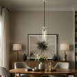Bourne 1 Light Pendant Black / Gold