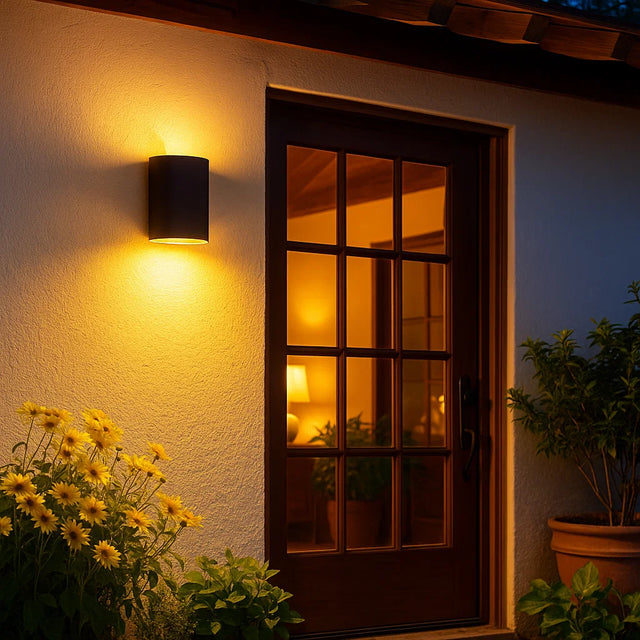 Bowen Exterior Wall Light Black IP54