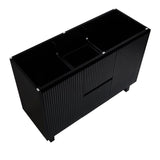 Brighton Freestanding PVC Vanity 1200mm (Double Bowl)(Matte Black)