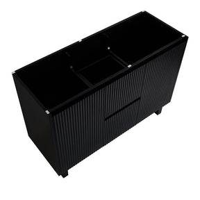Brighton Freestanding PVC Vanity 1200mm (Double Bowl)(Matte Black)