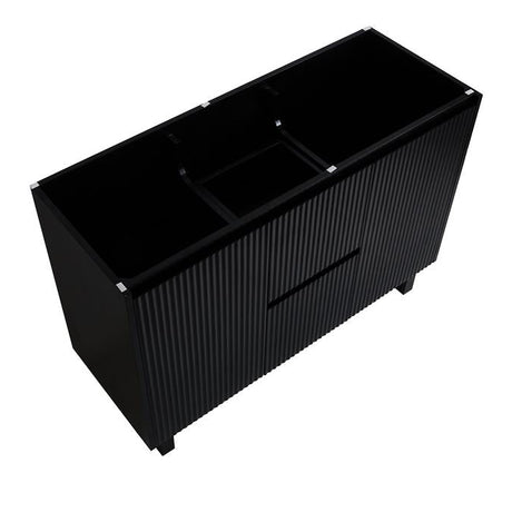 Brighton Freestanding PVC Vanity 1200mm (Double Bowl)(Matte Black)