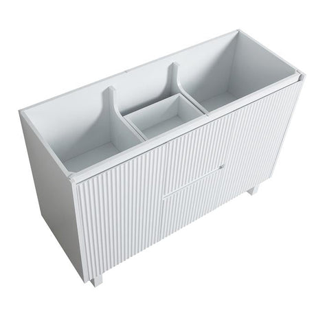Brighton Freestanding PVC Vanity 1200mm (Double Bowl)(Matte White)