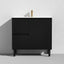 Brighton Freestanding PVC Vanity 900mm (Matte Black)