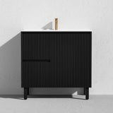 Brighton Freestanding PVC Vanity 900mm (Matte Black)