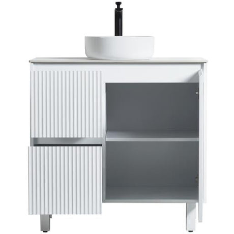 Brighton Freestanding PVC Vanity 900mm (Matte White)