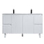 Brighton Freestanding Vanity 1500mm (Single/Double Bowl) (Matte White)