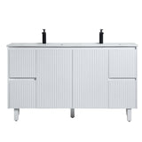 Brighton Freestanding Vanity 1500mm (Single/Double Bowl) (Matte White)