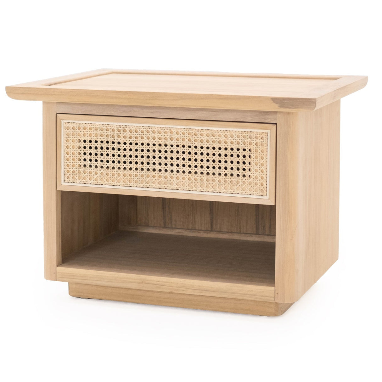 Brighton Teak Bedside Table - 0.65m