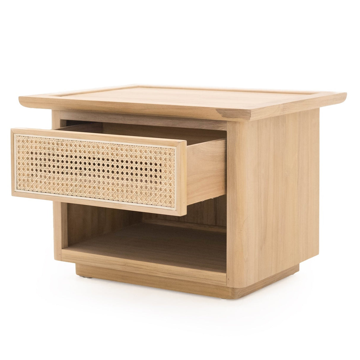 Brighton Teak Bedside Table - 0.65m