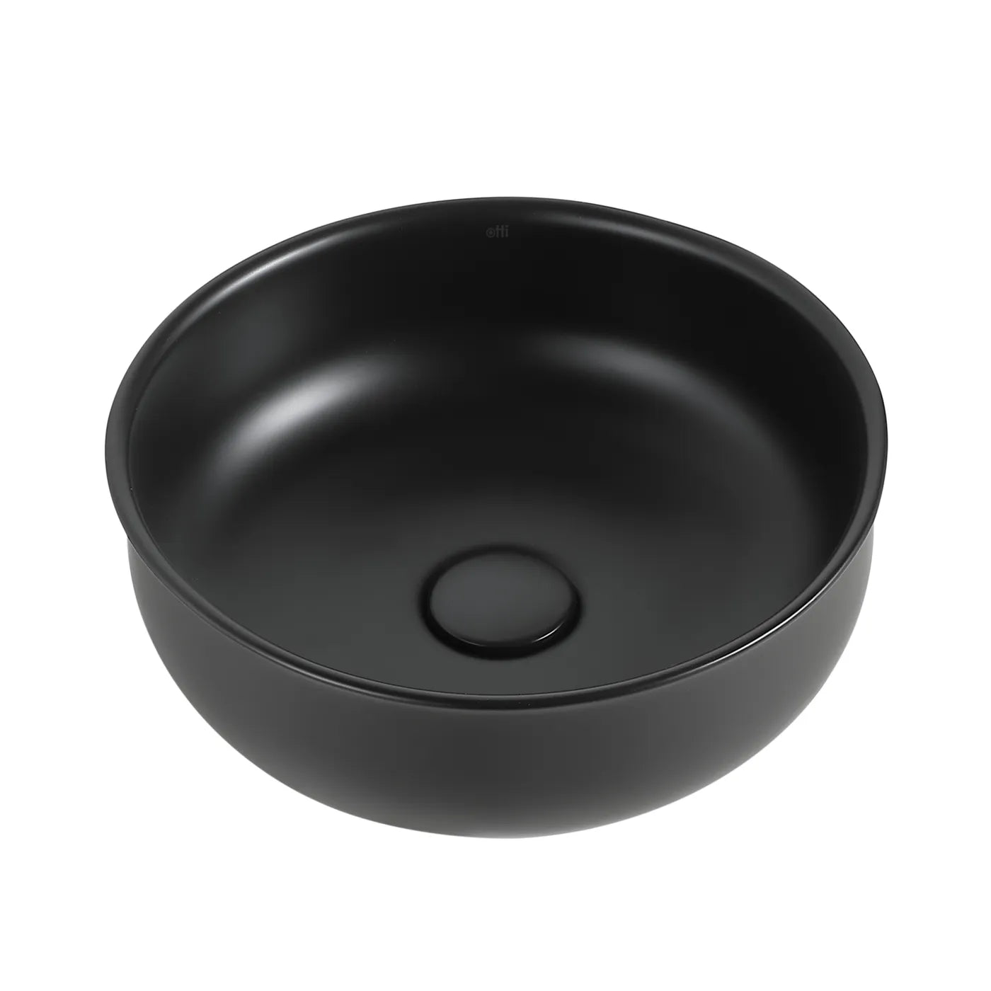 Bronte Matte Black Basin (Round: 365 ×365×125)