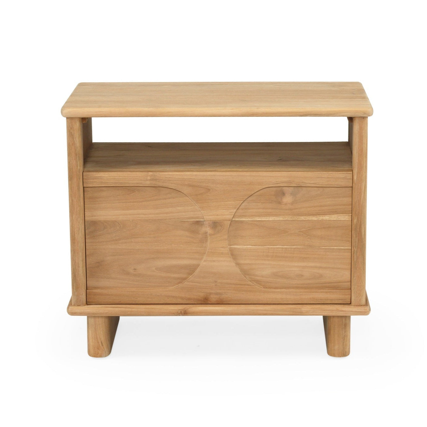 Bruce Teak Bedside Table 0.65m