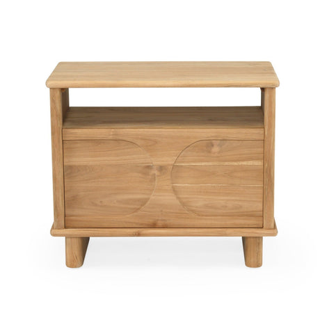 Bruce Teak Bedside Table 0.65m
