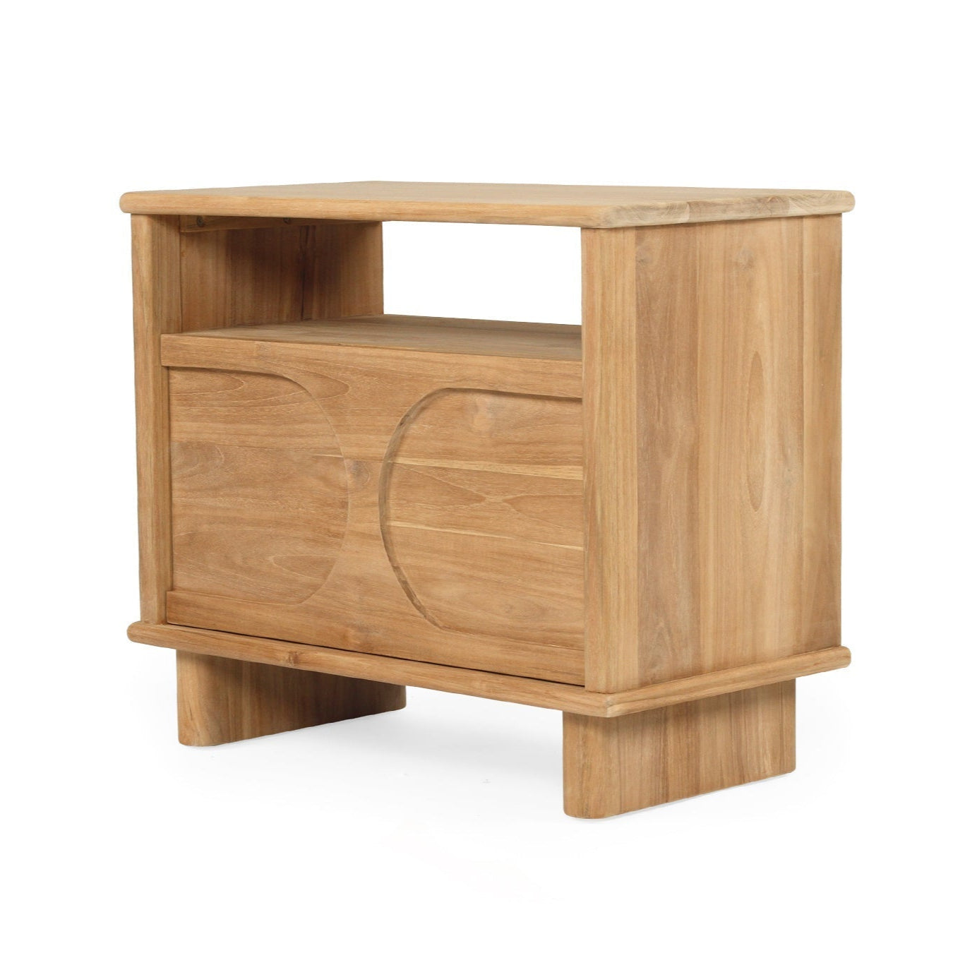 Bruce Teak Bedside Table 0.65m