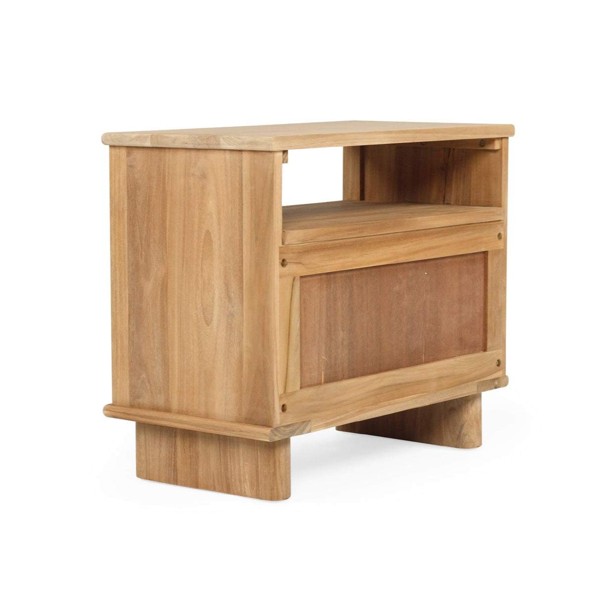 Bruce Teak Bedside Table 0.65m