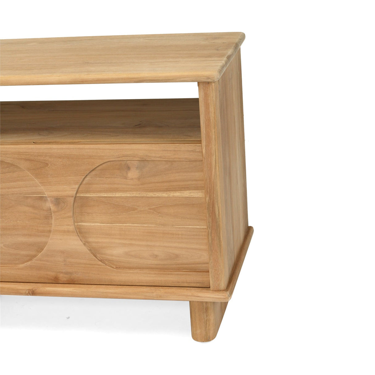 Bruce Teak Bedside Table 0.65m