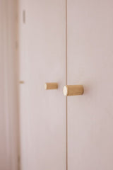 Brushed Brass Knurled Cabinet Knob - Helena