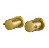 Shower Wall Tap - Brushed Brass