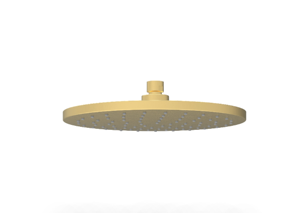 Otus Round Overhead Shower 250mm - Brushed Gold