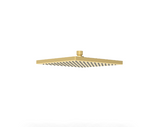 Rosa Square Overhead Shower 254mm - Brushed Gold
