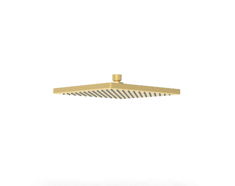 Rosa Square Overhead Shower 254mm - Brushed Gold