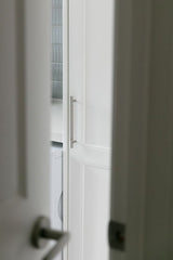 Brushed Nickel Knurled Drawer Pull - Charmian