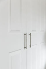Brushed Nickel Knurled Drawer Pull - Charmian