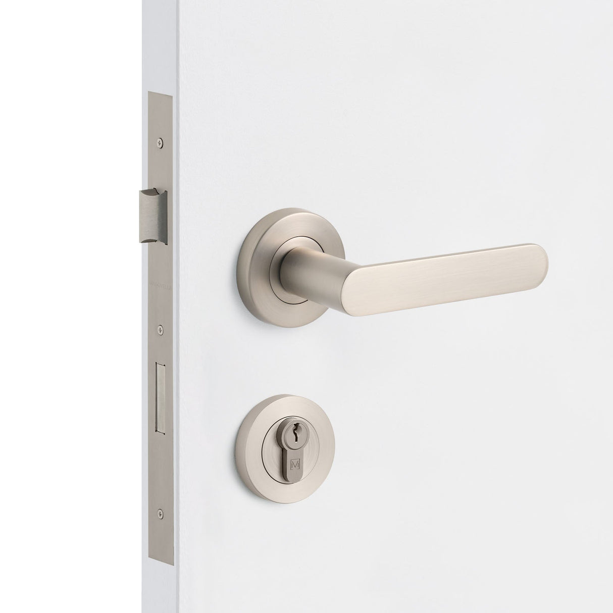 Manovella Entrance Door Kit- Fairhaven-Brushed Nickel