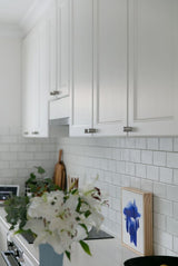 Brushed Nickel Knurled Cabinet Knob - Helena