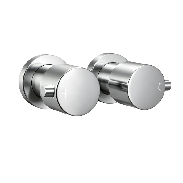 Shower Wall Tap - Brushed Nickel