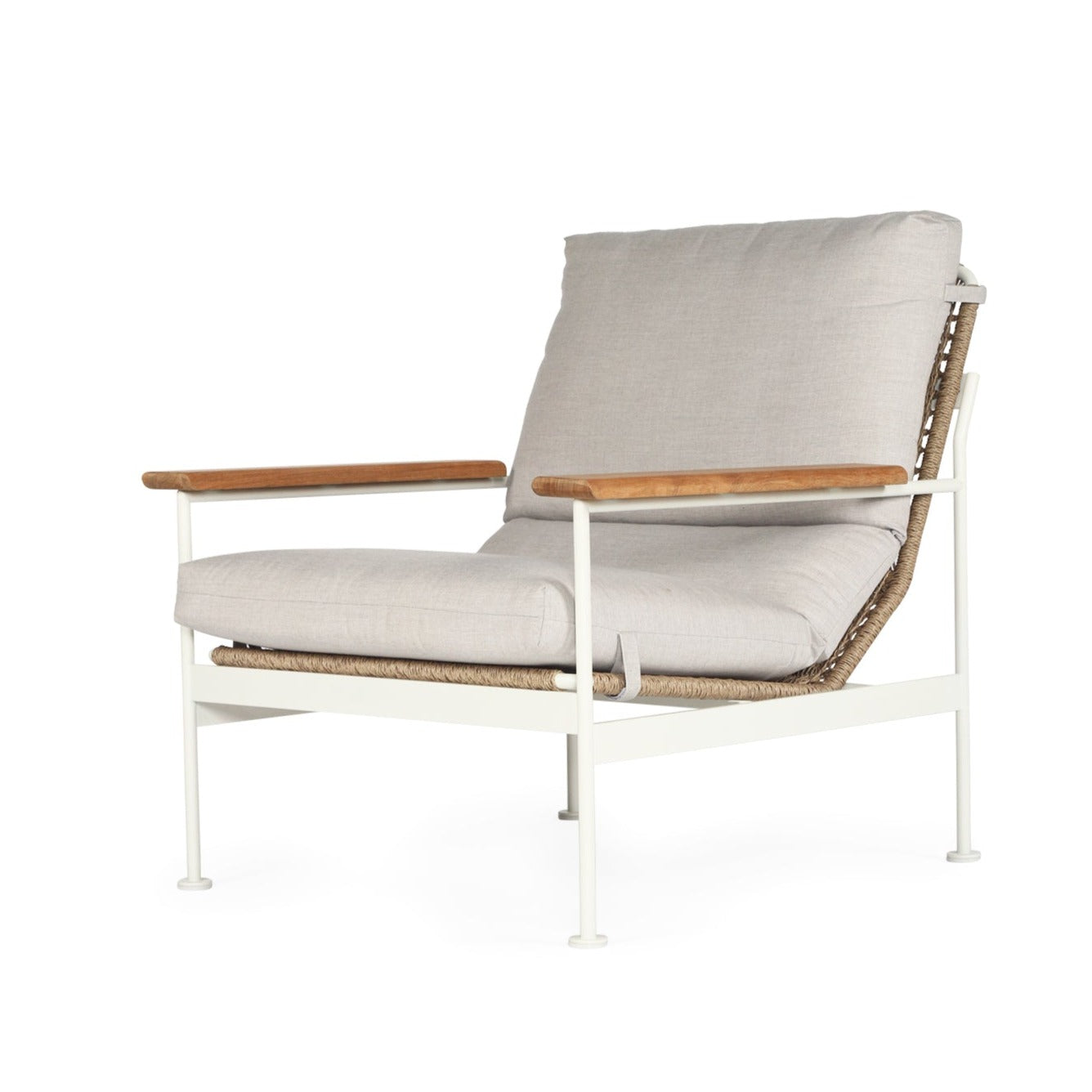 Brynn Outdoor 1 Seater Sofa – Pearl Whitley 0.84m