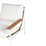 Brynn Outdoor 1 Seater Sofa – Pearl Whitley 0.84m