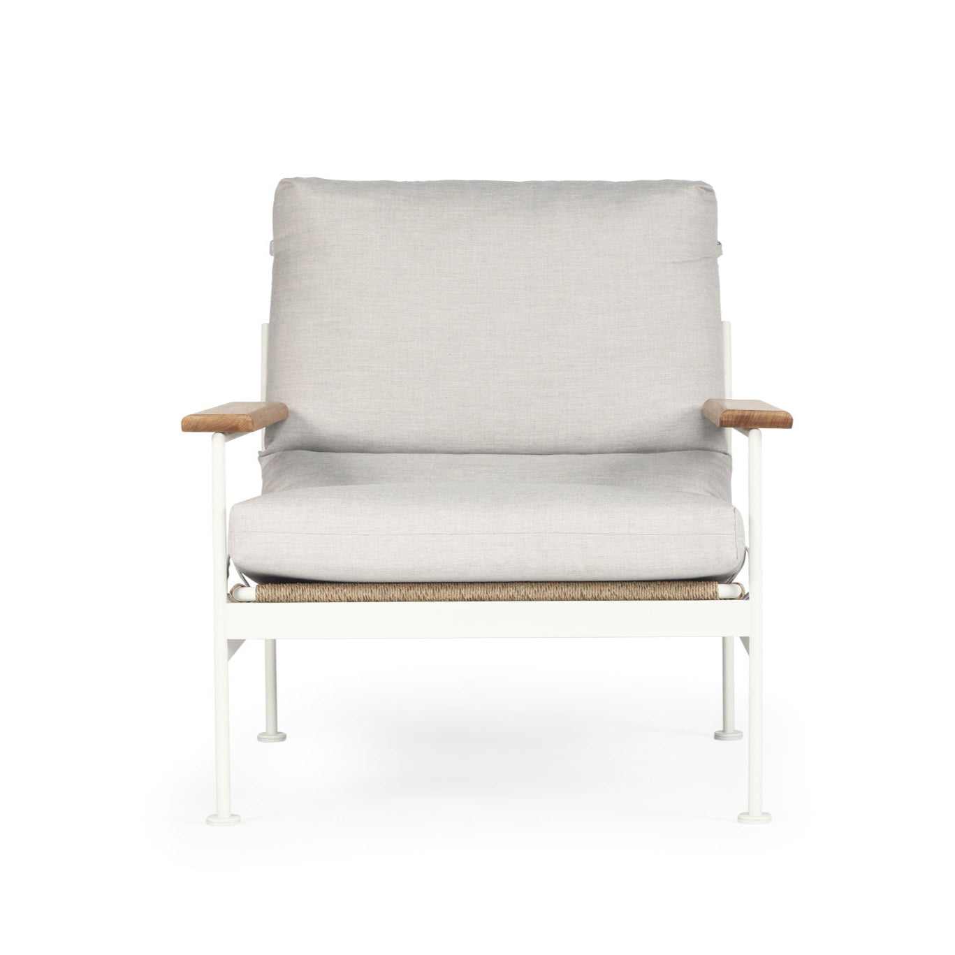 Brynn Outdoor 1 Seater Sofa – Pearl Whitley 0.84m