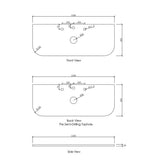 Burleigh Stone 1200 tap hole-drawing