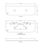 Burleigh Stone 1500 tap hole-drawing