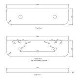 Burleigh Stone 1800 tap hole-drawing