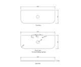 Burleigh wall hung vanity Stone cut 1200