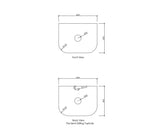 Burleigh wall hung vanity Stone cut 600