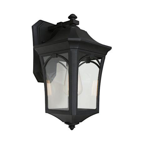 Burston Large Outdoor Wall Light Black IP44