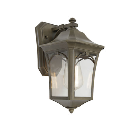 Burston Small Outdoor Wall Light Old Bronze IP44