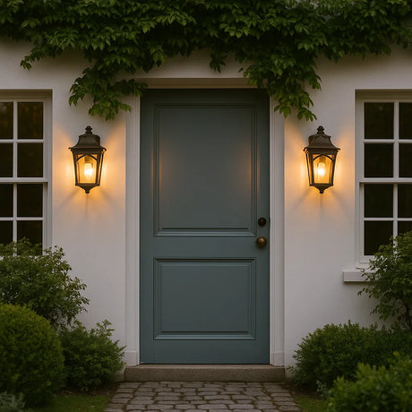 Burston Small Outdoor Wall Light Old Bronze IP44