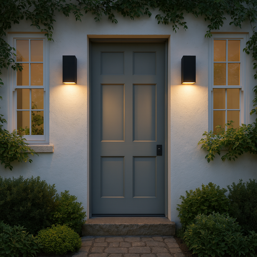 Busselton Exterior Wall Light Black IP54