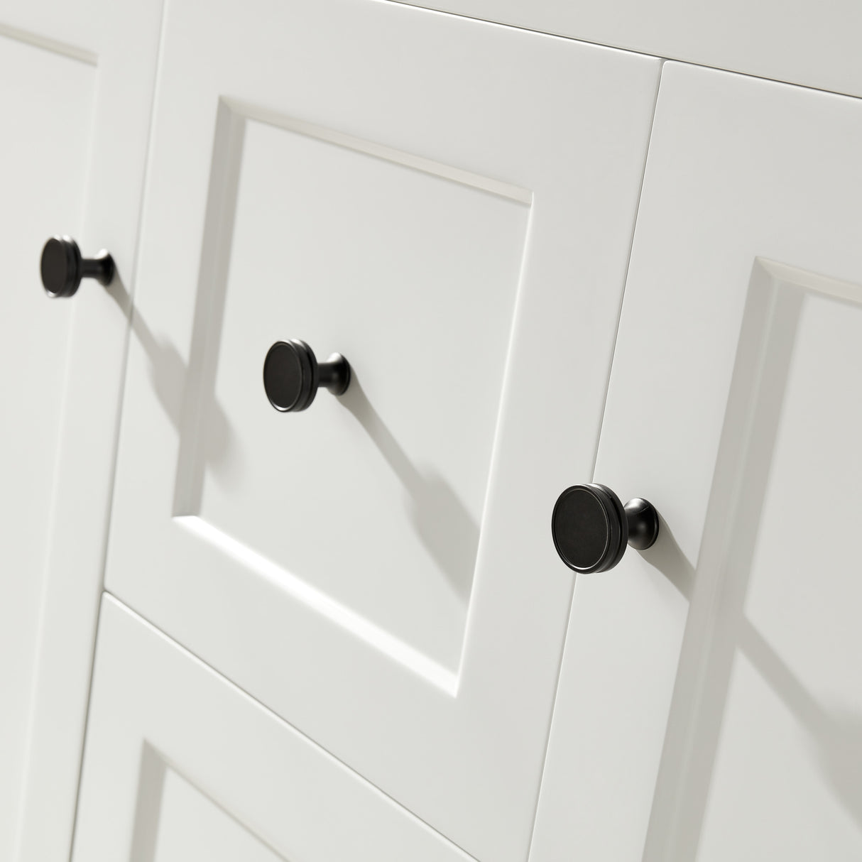 Harrington Floor PVC Cabinet Vanity 1200mm (Matte White) (Double Bowl)