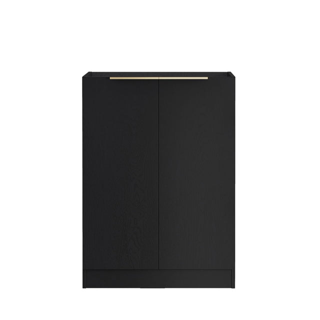 Byron Black Oak Laundry Base Cabinet (632x580x880)