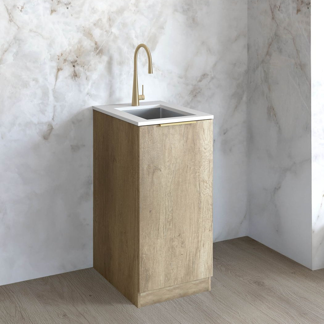 Byron Natural Oak Mini Laundry Kit (430mm)