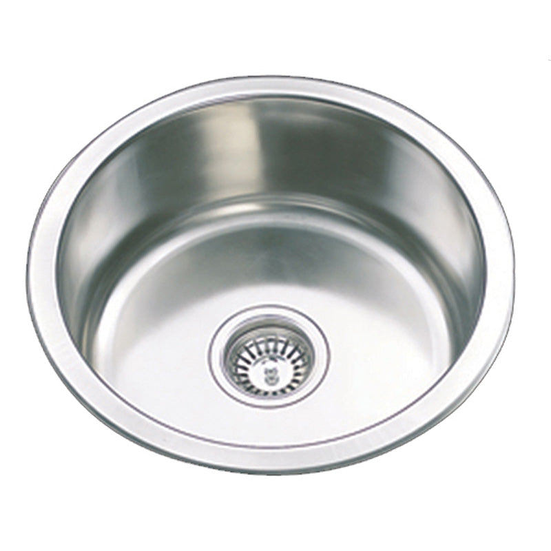 Round Kitchen Sink ø430mm  (Chrome)