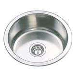 Round Kitchen Sink ø430mm  (Chrome)